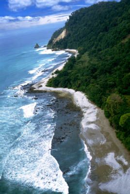 Pacific Coastline near Lapa Rios Lodge Hotel, Costa Rica