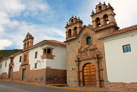 Facade, Palacio Nazarenas Hotel, Cuzco, Peru
